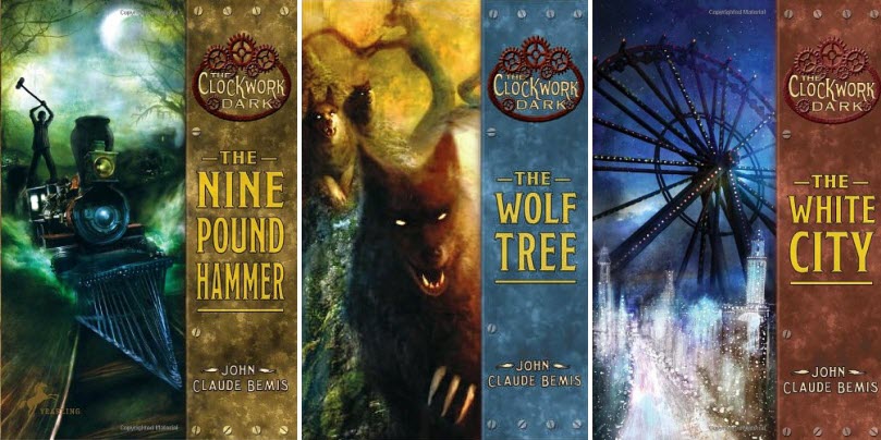 Book cothers of the Clockwork Dark trilogy by John Claude Bemis