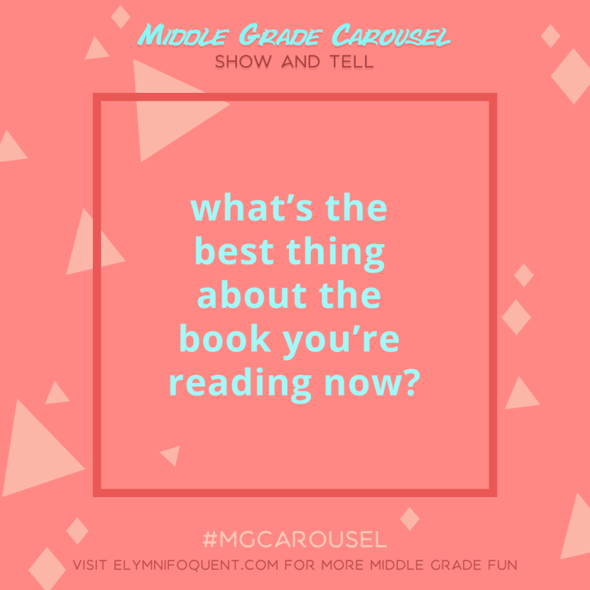 Show & Tell: what's the best thing about the book you're reading now?