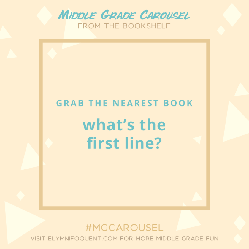 From the Bookshelf: what's the first line?