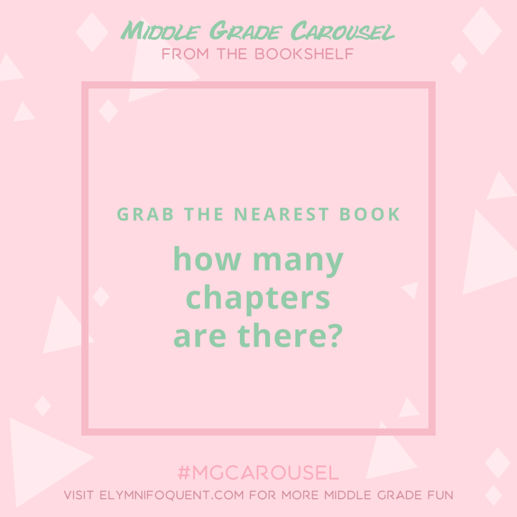 From the Bookshelf: Gab the nearest book. How many chapters are there?