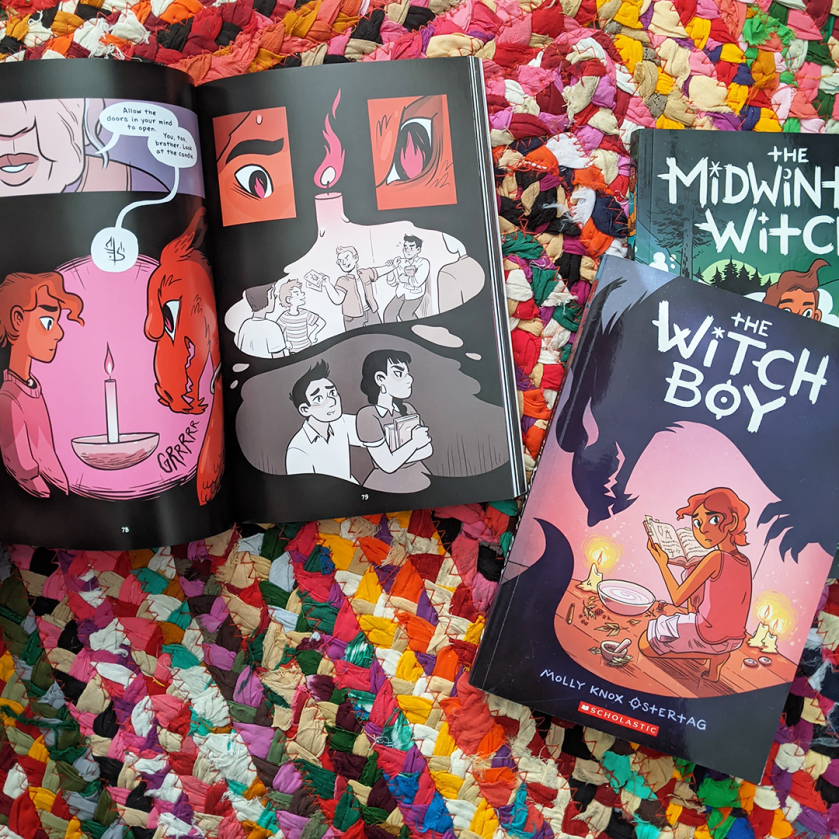 Bookstagram photo featuring The Witch Boy series by Molly Knox Ostertag