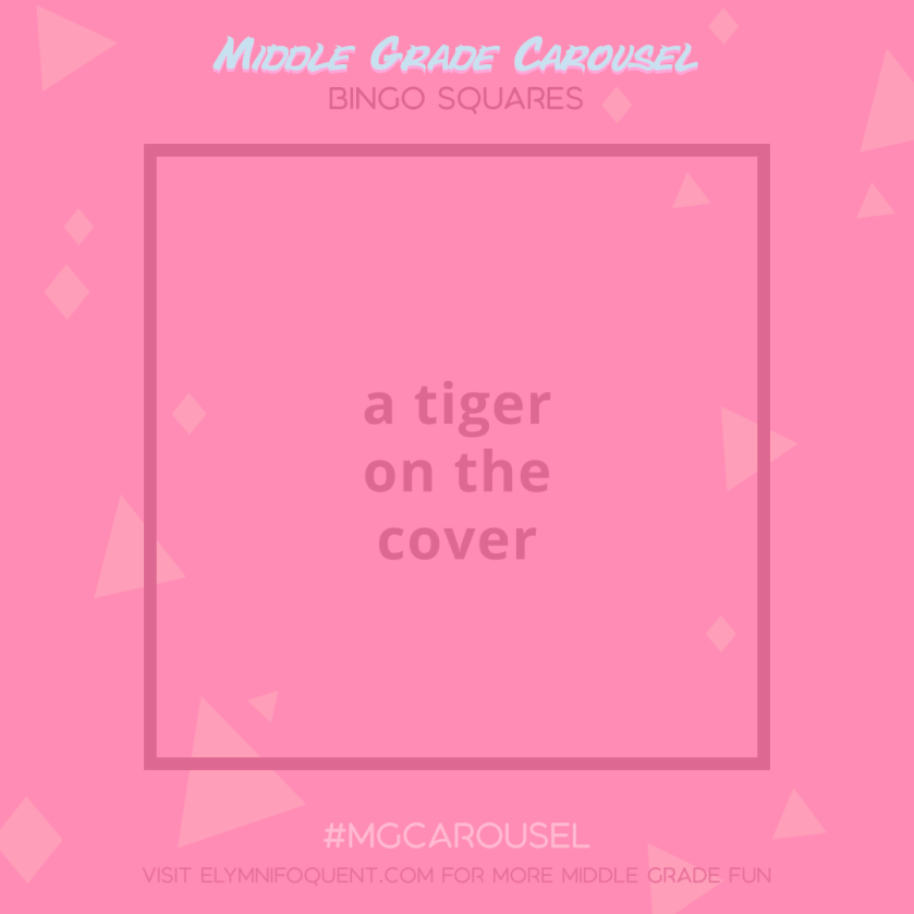 Bingo Squares: a tiger on the cover