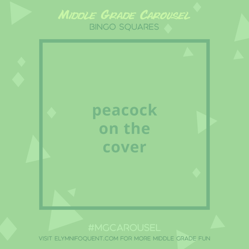 Bingo Squares: peacock on the cover