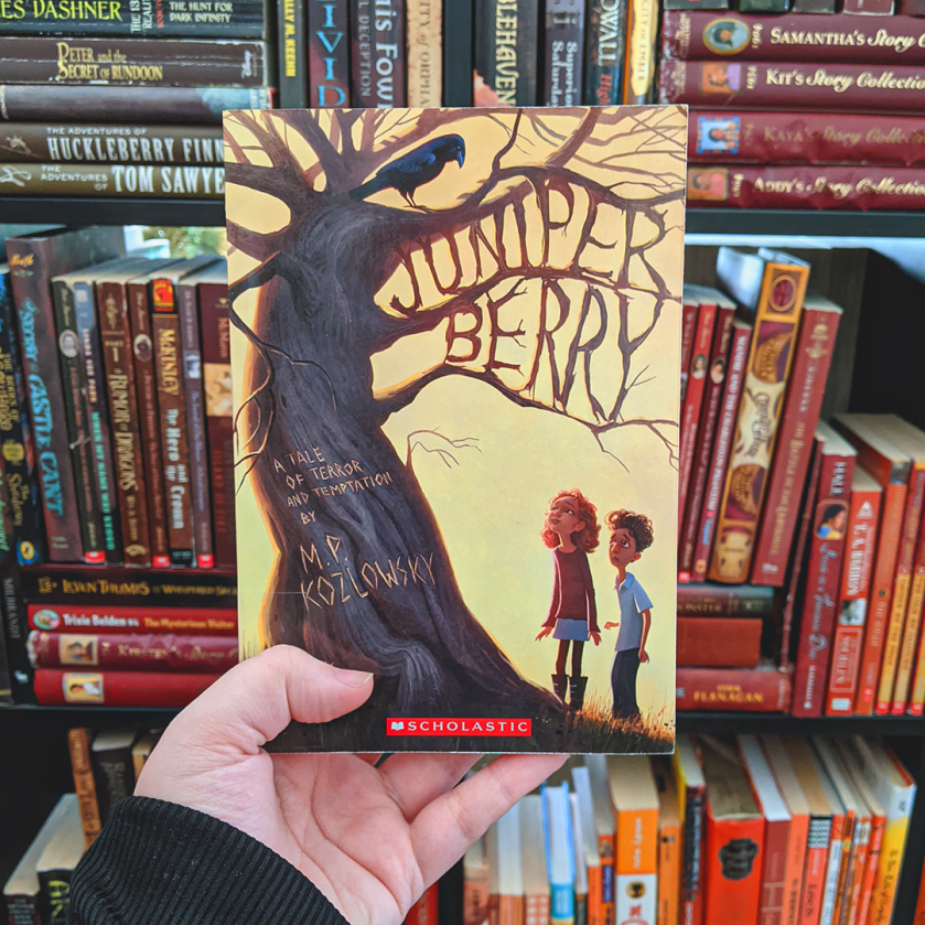 Bookstagram photo features JUNIPER BERRY by M. P. Kozlowsky.