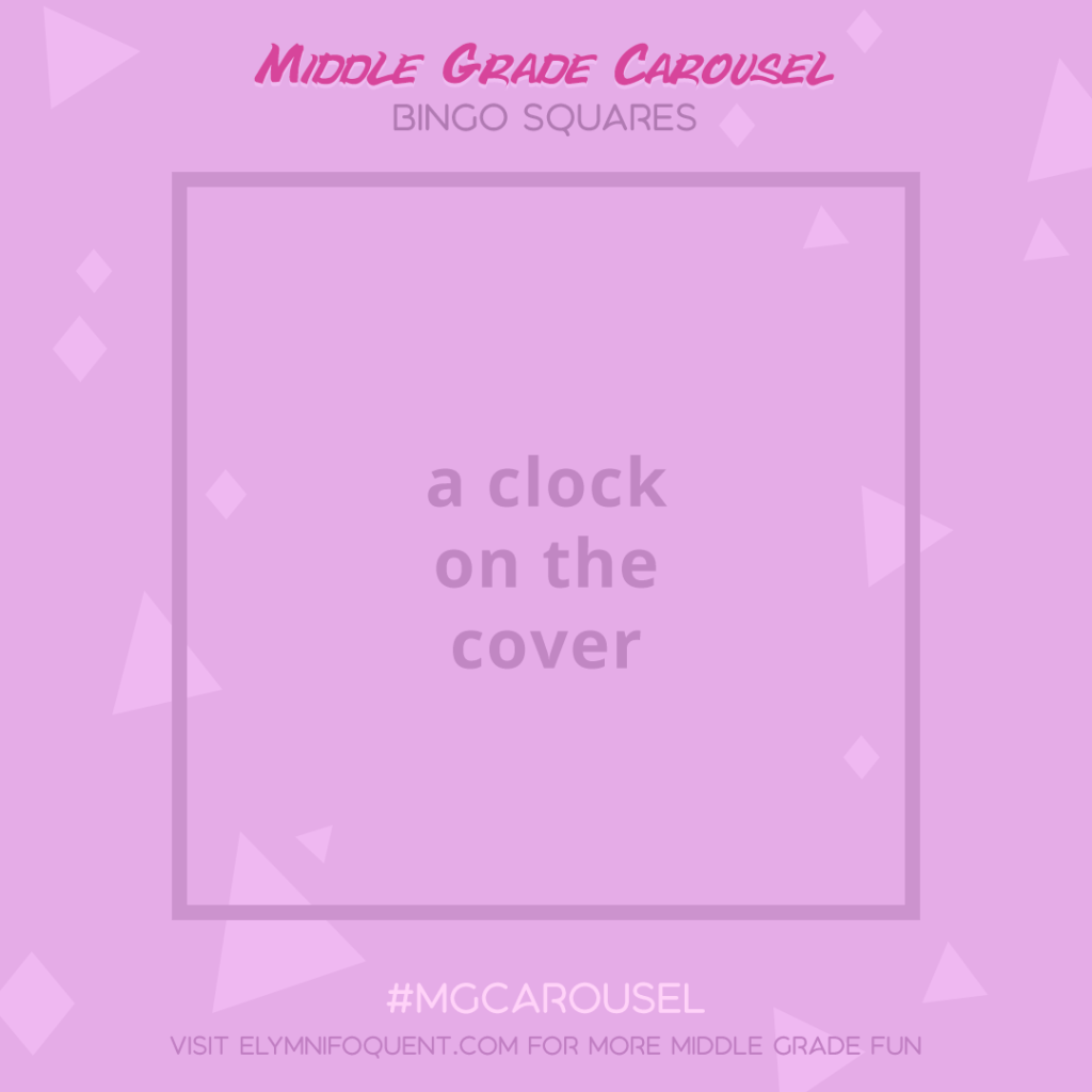 Bingo Squares: a clock on the cover