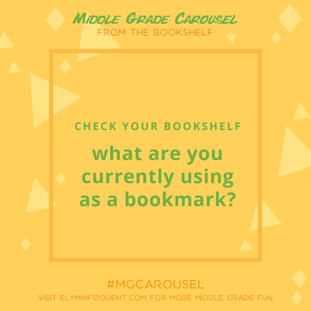 From the Bookshelf: what are you currently using as a bookmark?