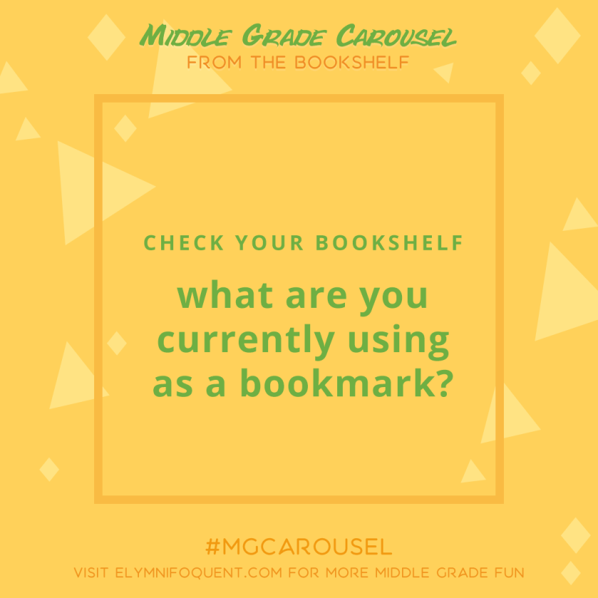 From the Bookshelf: what are you currently using as a bookmark?