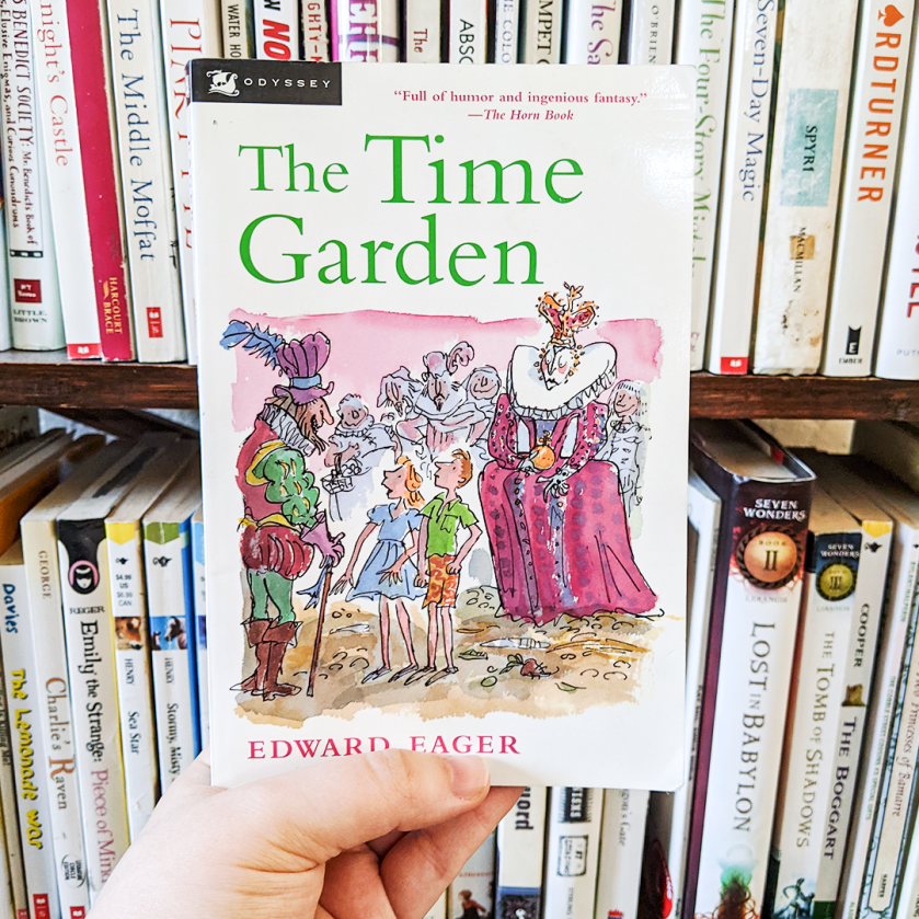 Bookstagram photo featuring THE TIME GARDEN by Edward Eager
