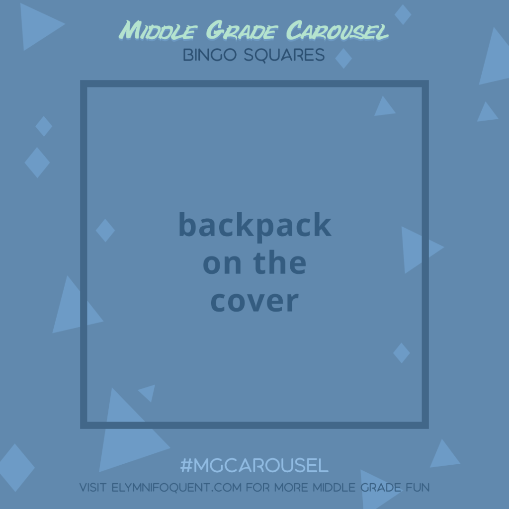 Bingo Squares: backpack on the cover