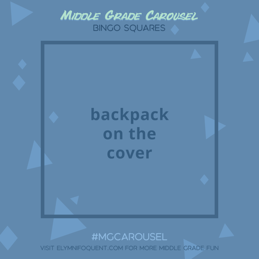 Bingo Squares: backpack on the cover