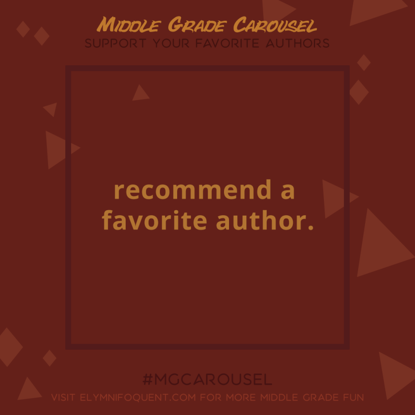 Support an Author: recommend a favorite author.