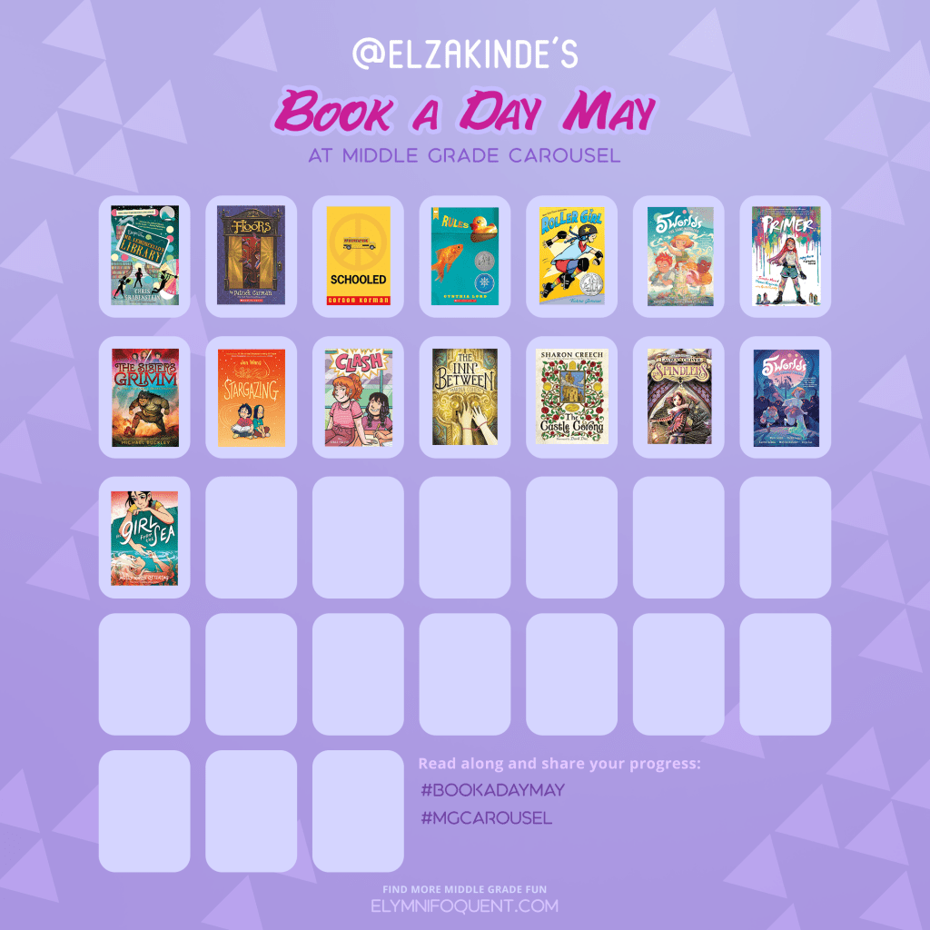 Elza's Book A Day May reading calendar from May 10 - 15