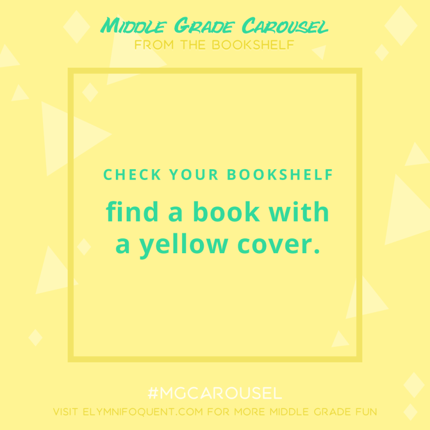 From the Bookshelf: find a book with a yellow cover