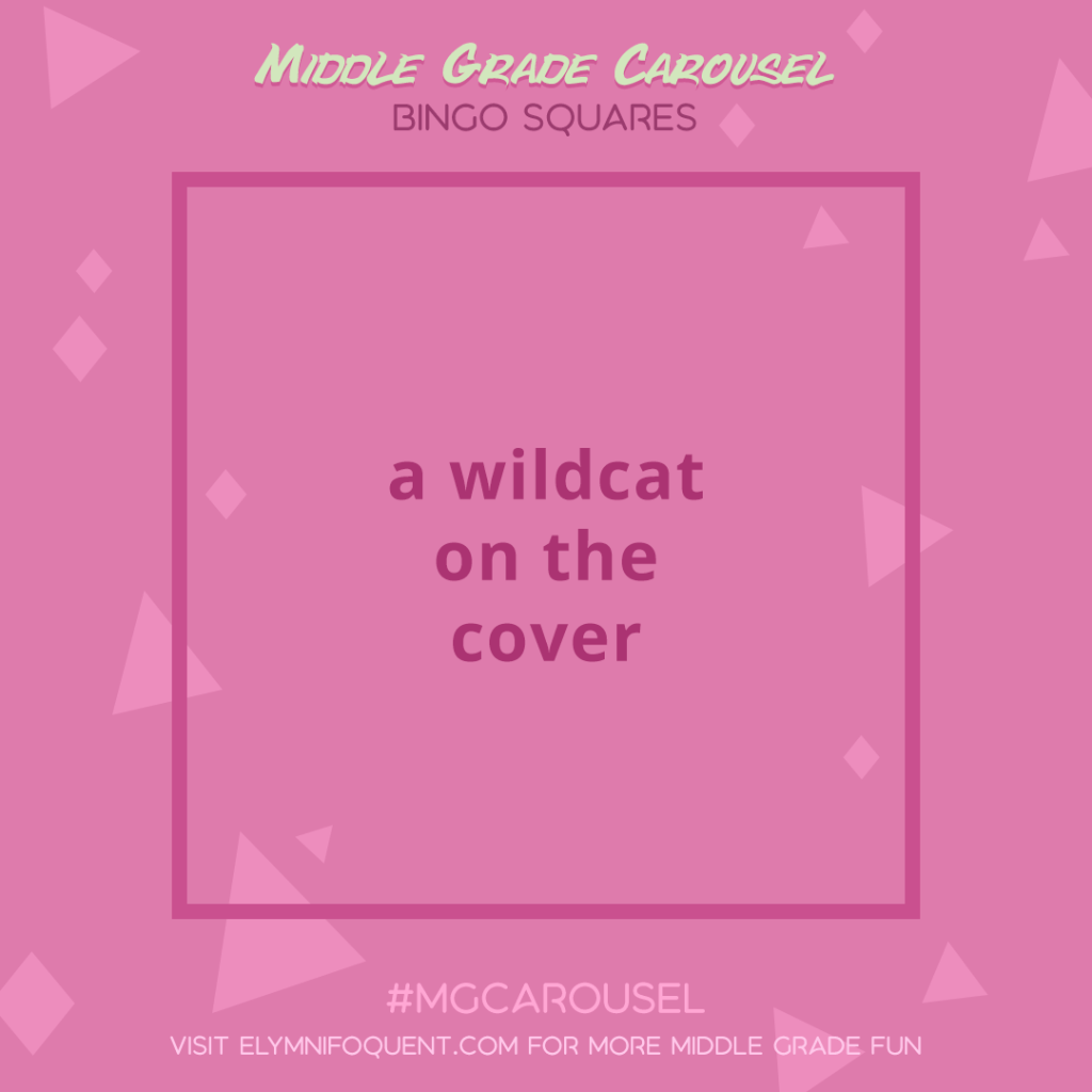 Bingo Squares: a wildcat on the cover