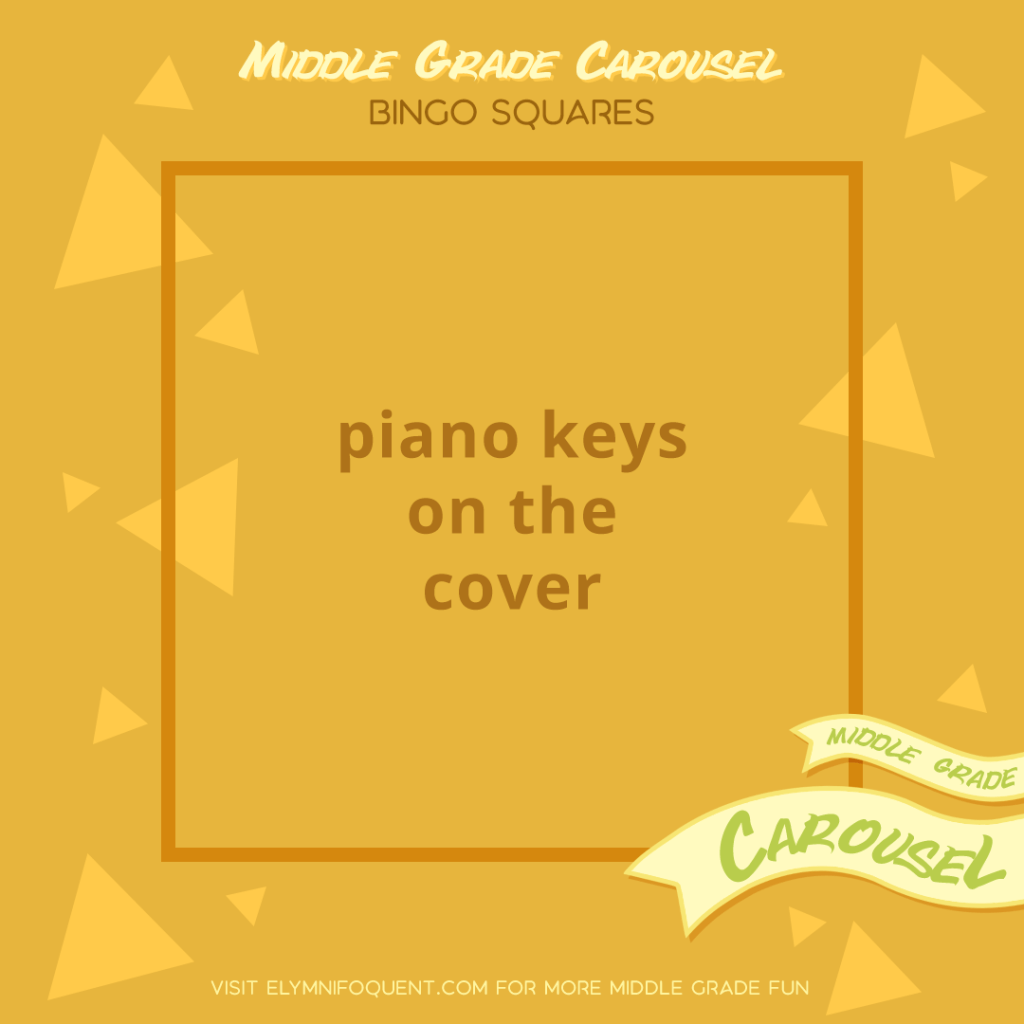 Bingo Squares: piano keys on the cover