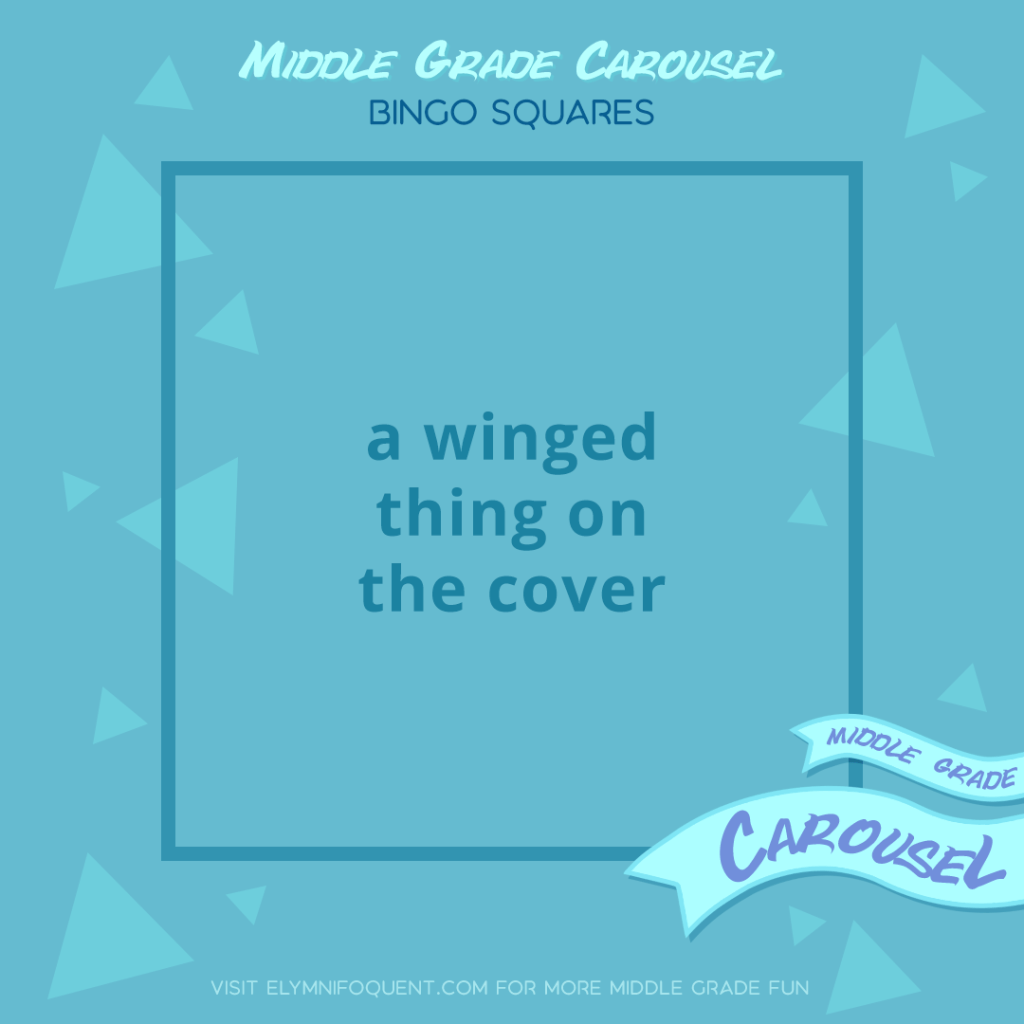 Bingo Squares: a winged thing on the cover