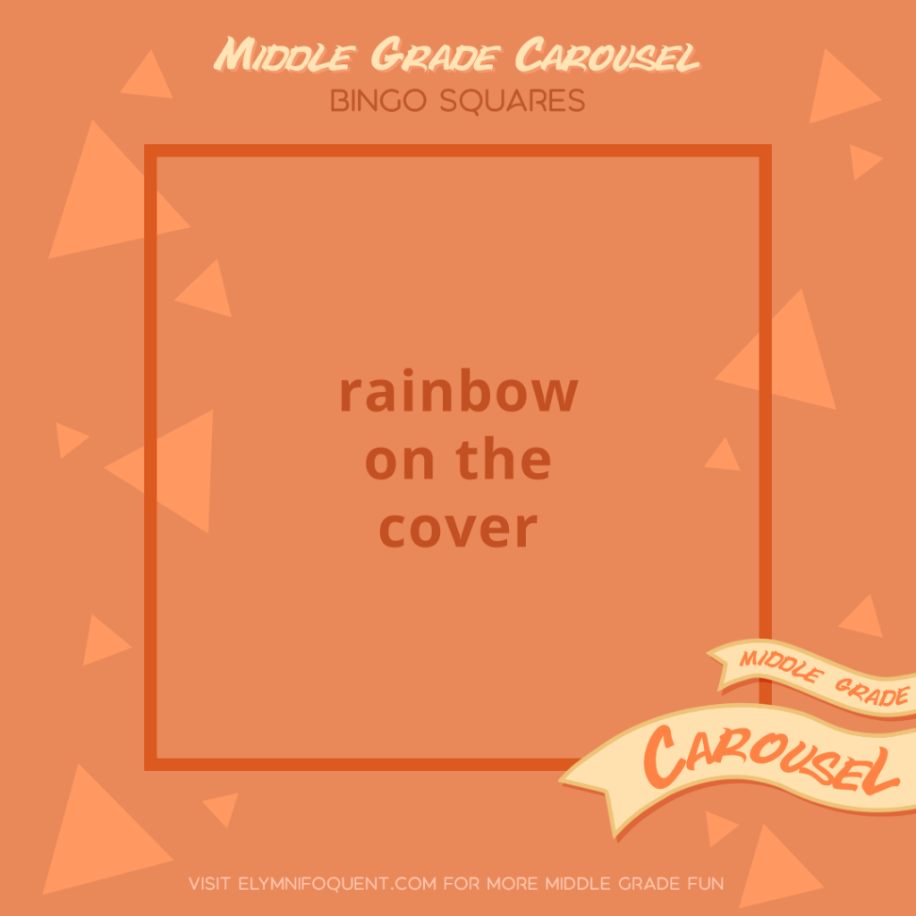Bingo Squares: rainbow on the cover