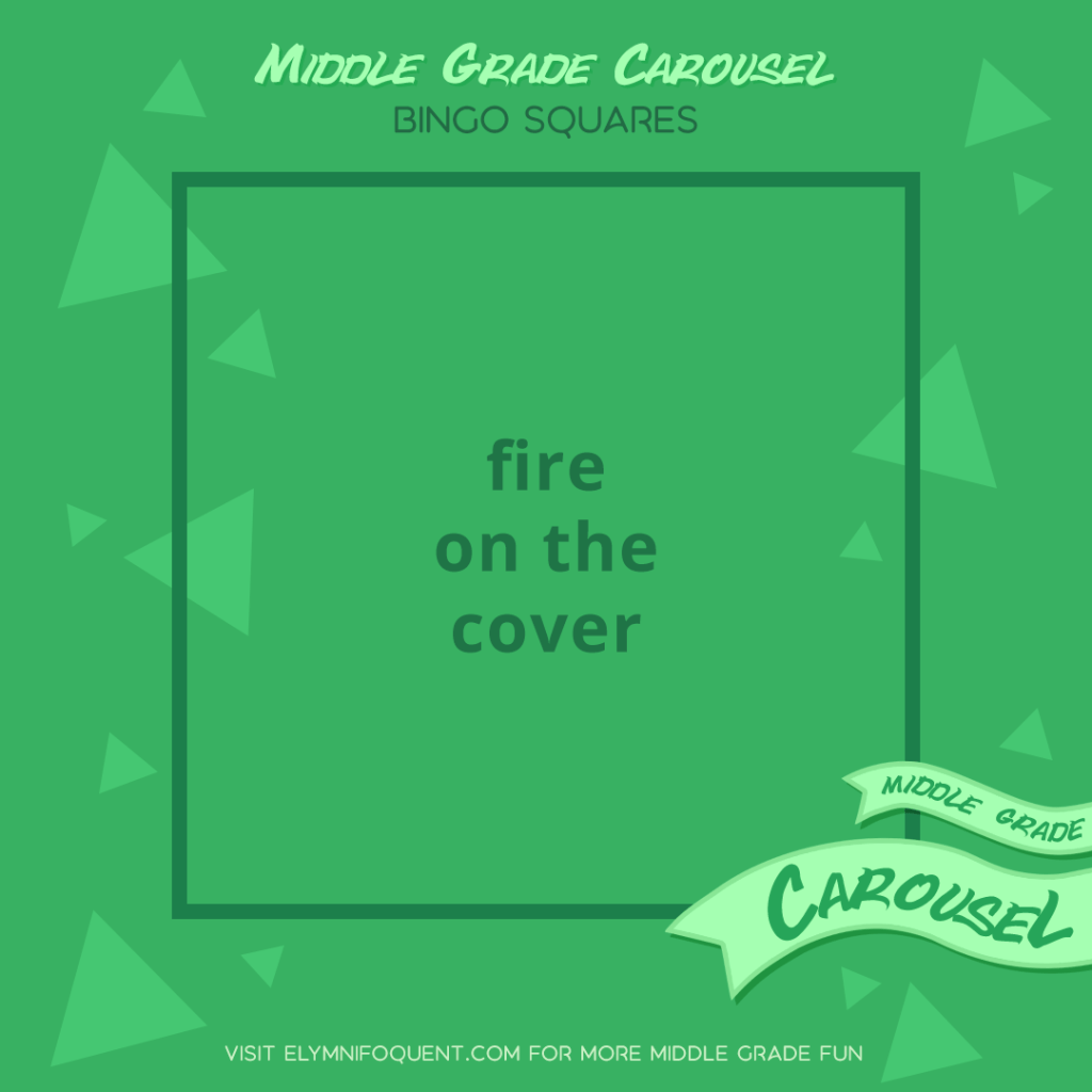 Bingo Squares: fire on the cover