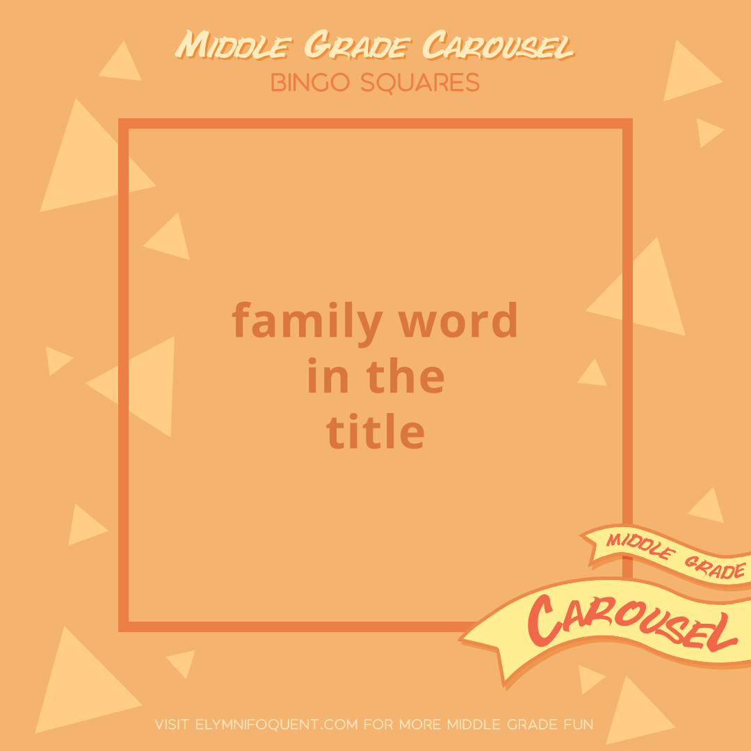 Bingo Squares – Family Word in the&nbsp;Title