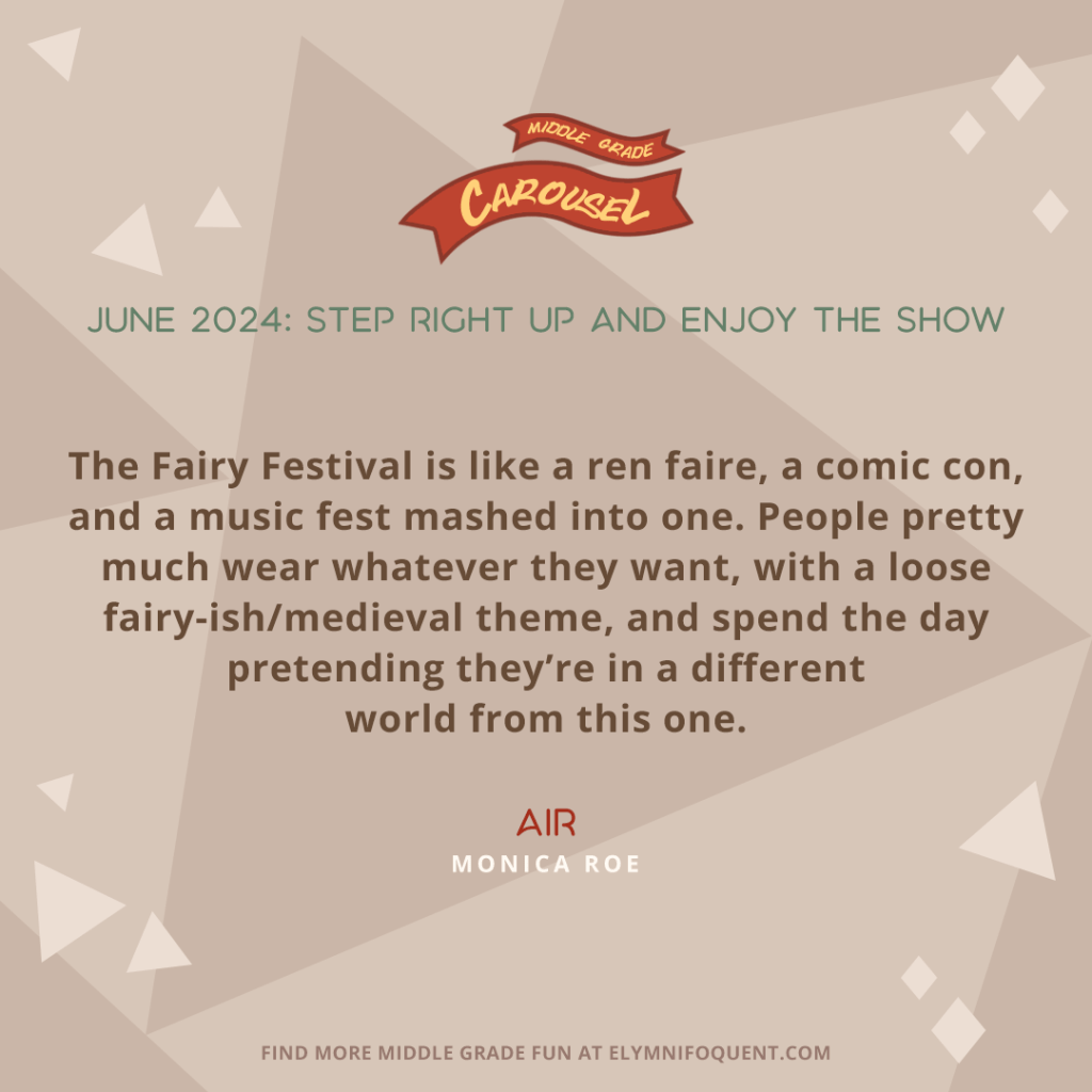 The Fairy Festival is like a ren faire, a comic con, and a music fest mashed into one. People pretty much wear whatever they want, with a loose fairy-ish/medieval theme, and spend the day pretending they’re in a different world from this one. —AIR by Monica Roe