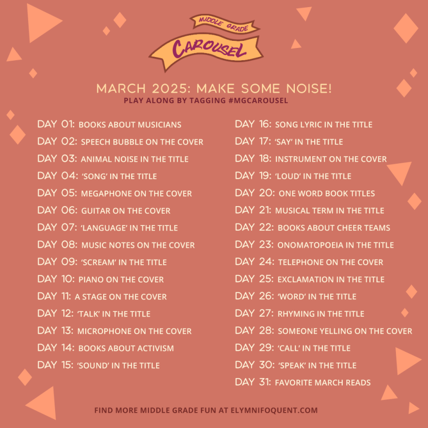 March 2025: Make Some Noise! Features a menu of the daily icebreaker questions which will be shared on @kindeladies social media over the month of March. A transcript is provided in the post below.